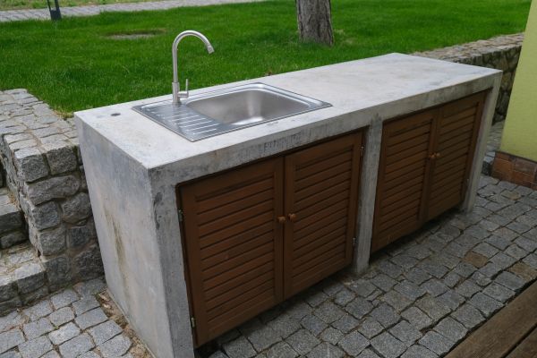 Exterior Cabinet Installation in Cibolo