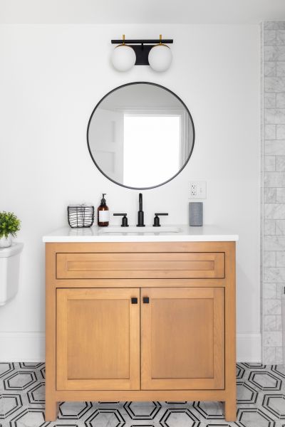 Custom Vanity Installation in Cibolo
