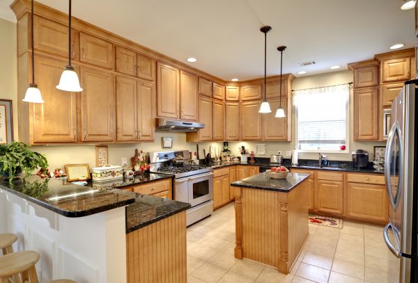 Maple Kitchen Cabinet Repair in Cibolo